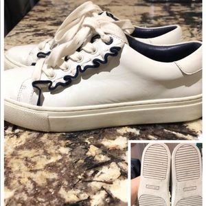Tory Burch Sport Ruffle Sneakers (navy/white)